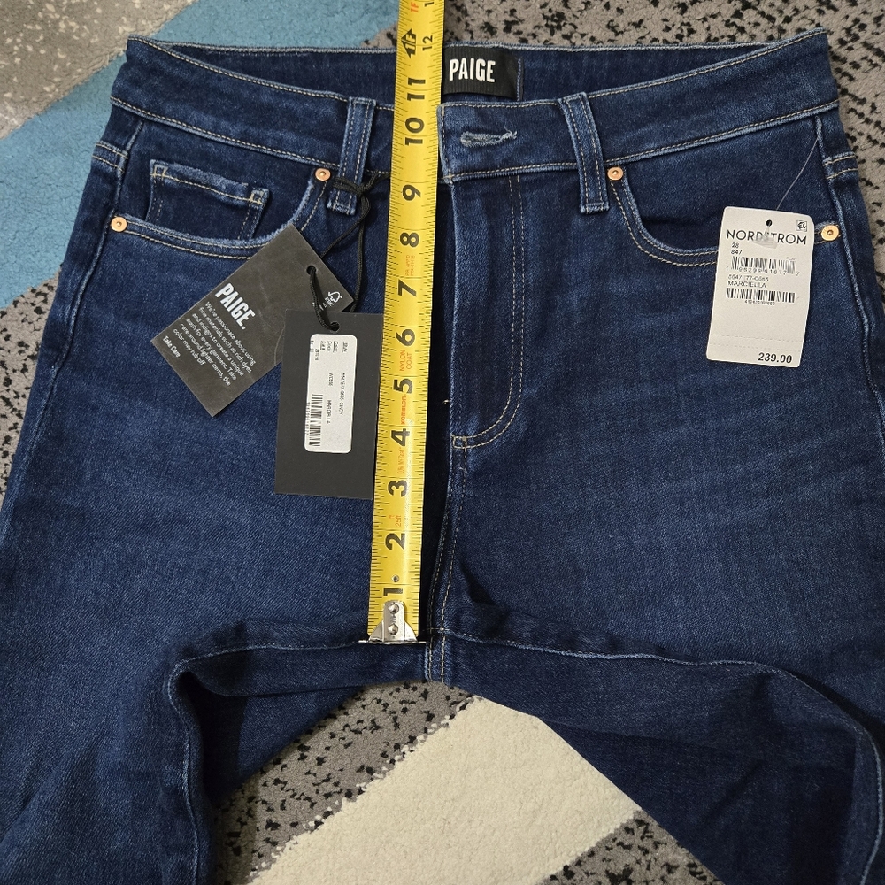 Paige Cindy High Rise Straight Ankle Jeans, 28, NWT - Picture 8 of 13